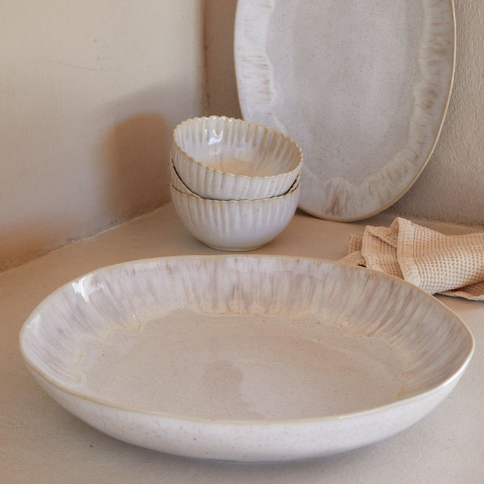 Eivissa Fine Stoneware Serving Bowl By Casafina