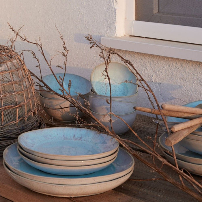 Eivissa Fine Stoneware Set of 6 Salad Plates By Casafina