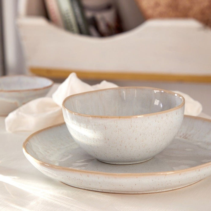 Eivissa Fine Stoneware Set of 6 Dinner Plates By Casafina