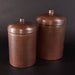Sertodo 2 Piece Copper Canisters Kitchen Set