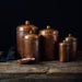 Sertodo 5 Piece Copper Canisters Kitchen Set
