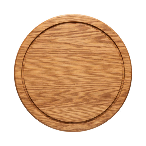 Scotia Oak Wood Round Cutting / Lid with Groove By Casafina